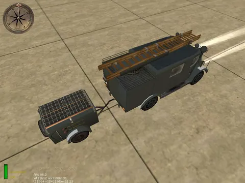 LLG Mercedes-Benz 1500S mit TSA Luftwaffe