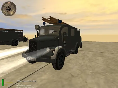 LLG Mercedes-Benz 1500S mit TSA Luftwaffe